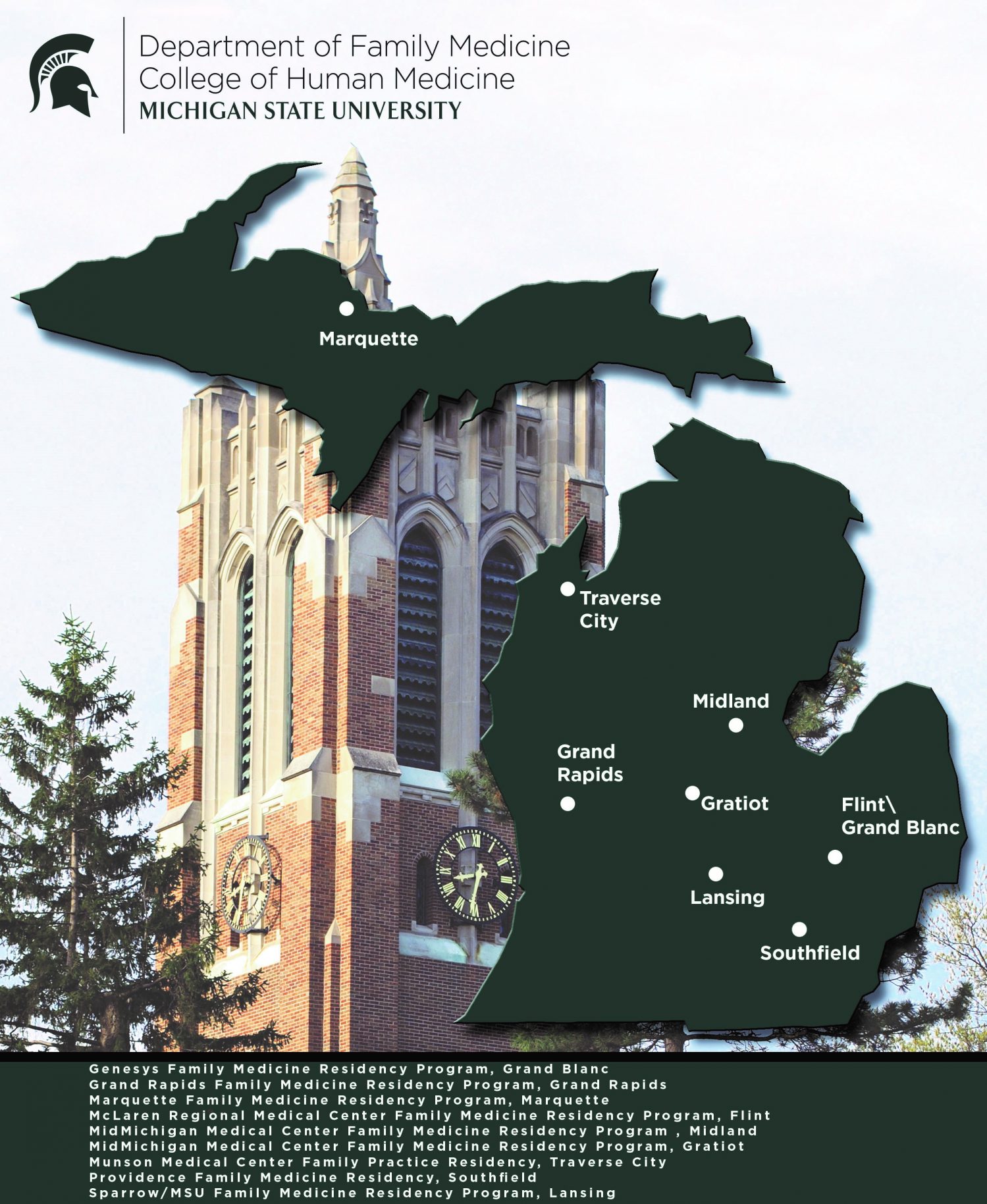 Residency map