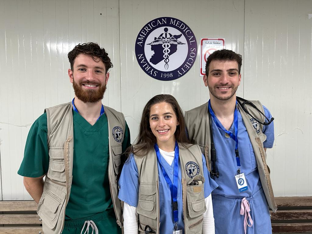 Ahmad Irshaid, MS3, Deema Ujayli, MS4, and Yasser Almansour, MS3[/caption] I had the privilege of treating patients who truly inspired me with their resilience and hope despite their struggles. I walk away from this experience with a better appreciation for our responsibility as healthcare providers to advocate for and serve patient populations who are vulnerable, underrepresented, and under-resourced. I look forward to continuing my work with SAMS throughout my medical career." - Deema Ujayli, MS